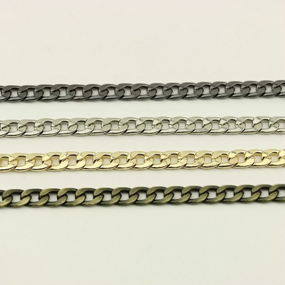 1 Meter Bag Chain 8mm Metal Purse Chain Handbag Chain Replacement Chain
