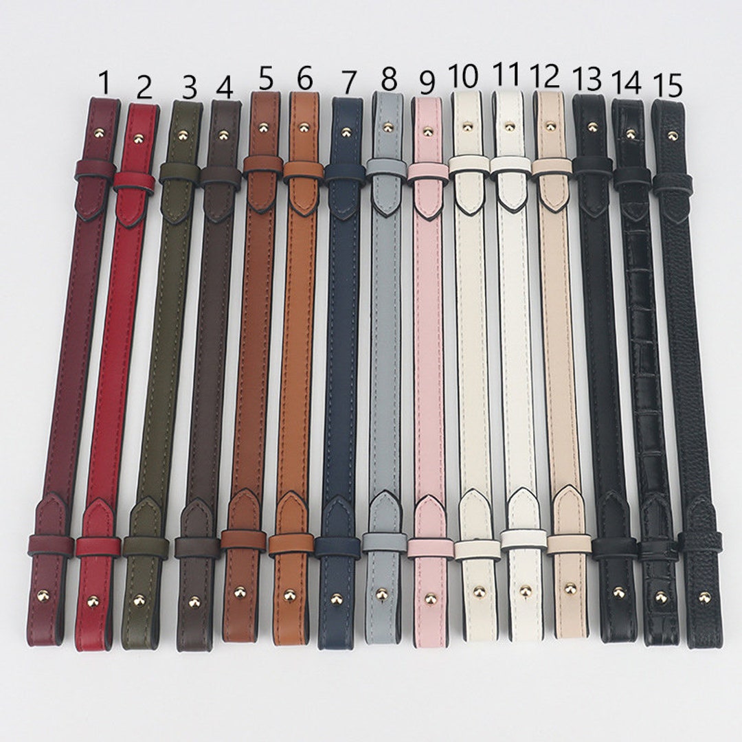 16 Colors Leather Bag Strap Bag Handle PU Leather Purse Strap Leather