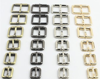 4pcs Metal pin buckle Belt buckle Bag strap adjuster buckle Pin Buckle strap slide buckle