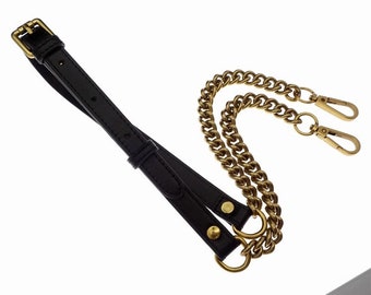 Purse chain strap Leather bag strap Handbag strap Shoulder bag strap