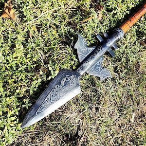 Gungnir Odin&#39;s Spear Viking Combat Norse Mythology Nordic Pagan Hunter Custom Penalized Boyfriend Husband For him For dad Anniversary gift