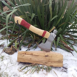 Tomahawk short, camping hatchet, manly decor, handmade, personalized, custom, hiking gear, survivor