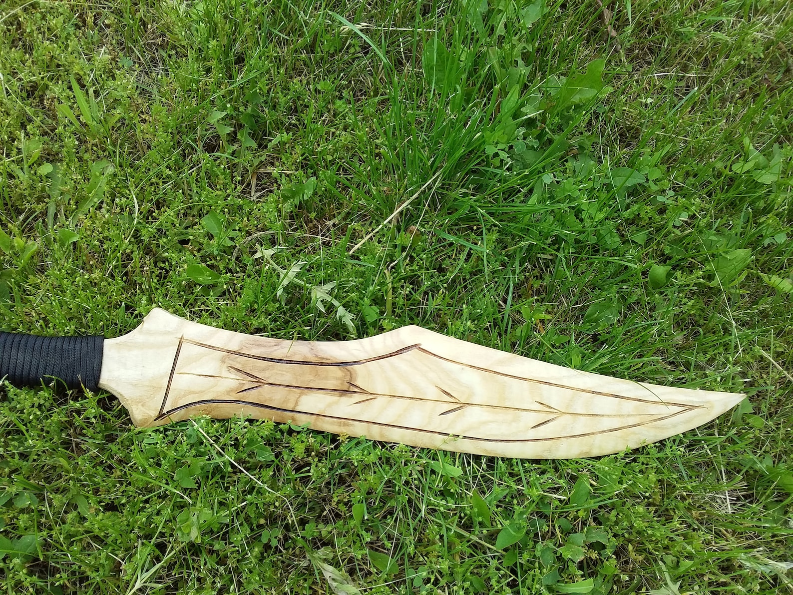 Doublebladed sword Etsy