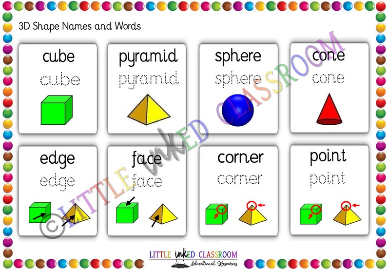 3d shapes cutting activities picture