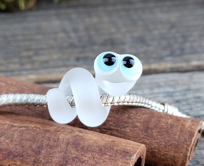 DREAD BEADS Glass Snake Beads Snake Jewelry Large Hole Beads Etsy