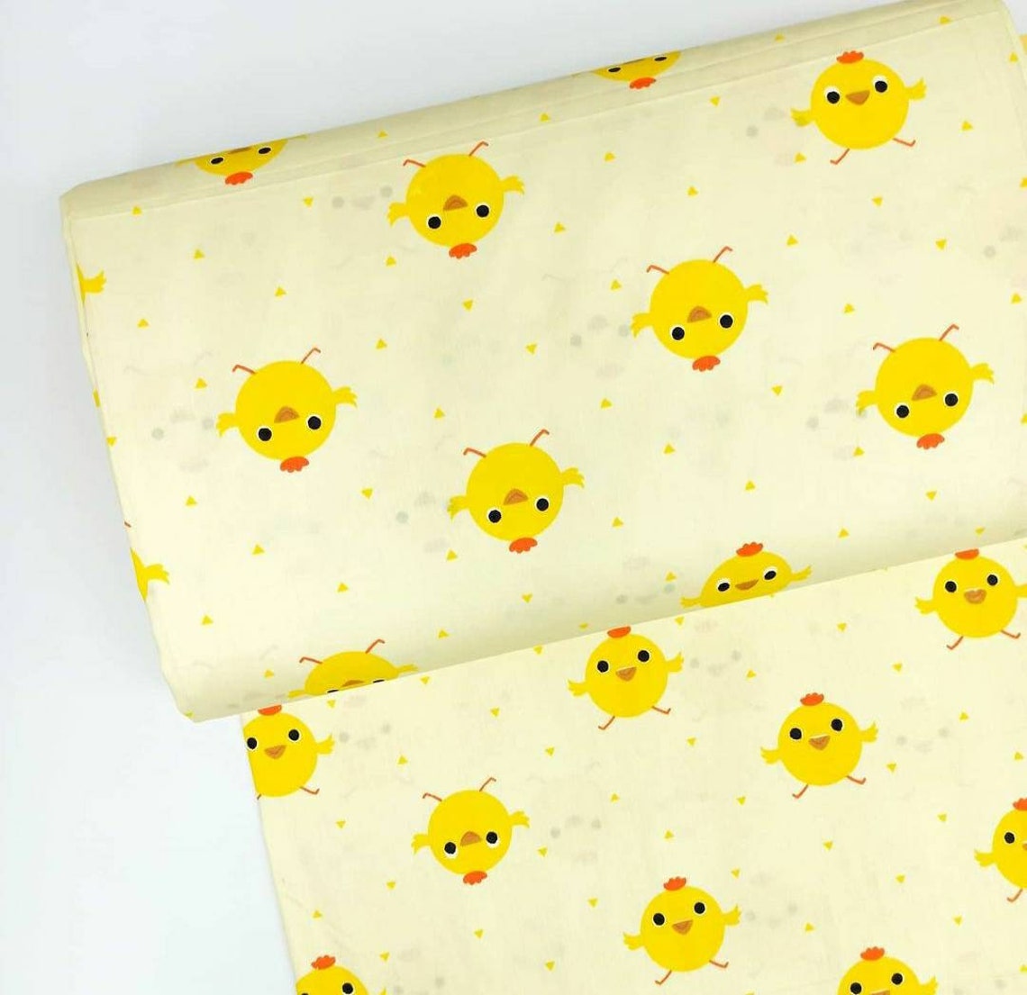 Chicken FABRIC cotton fabric by the yard Easter fabric Bird Etsy