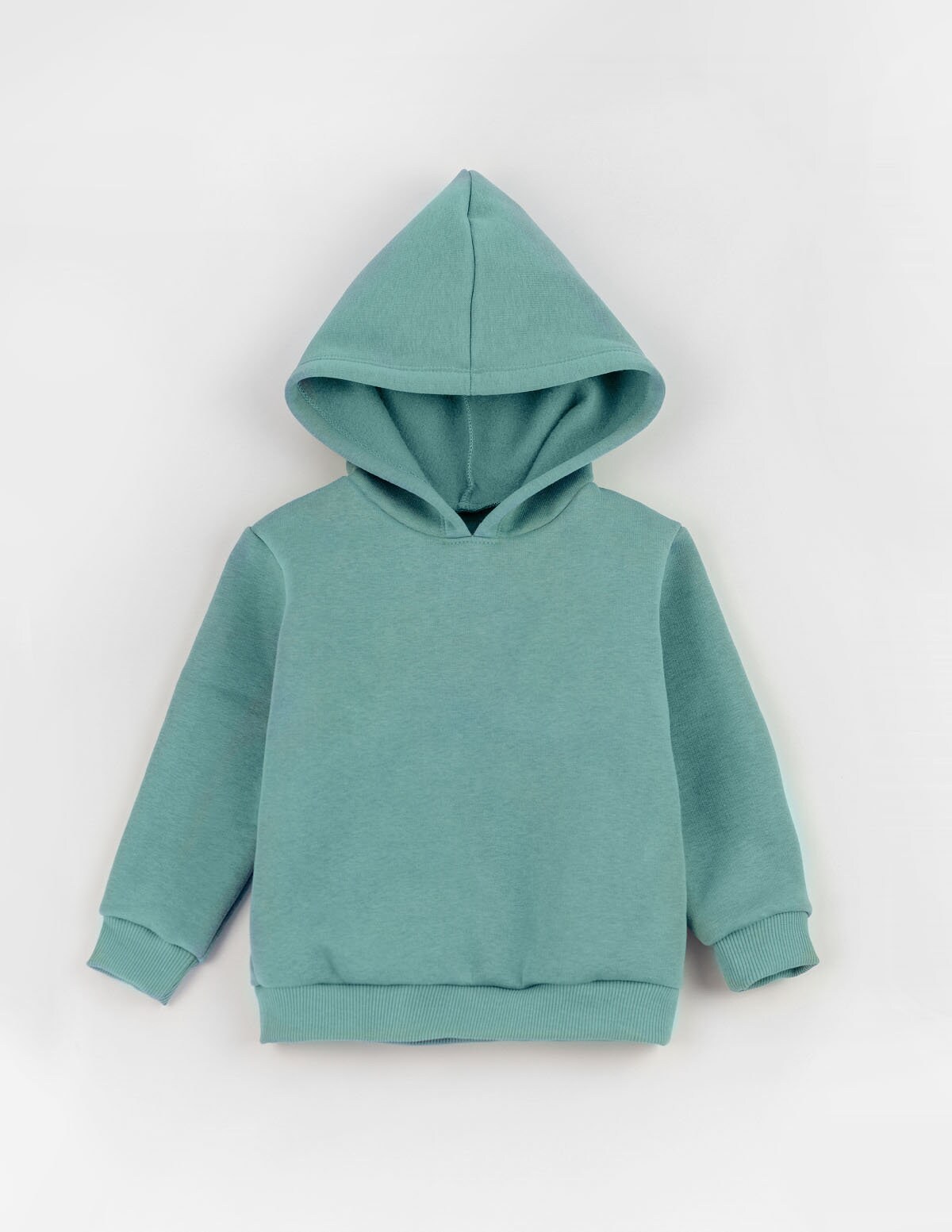 Mint-colored sweatshirt for a girl with a hood. unisex | Etsy