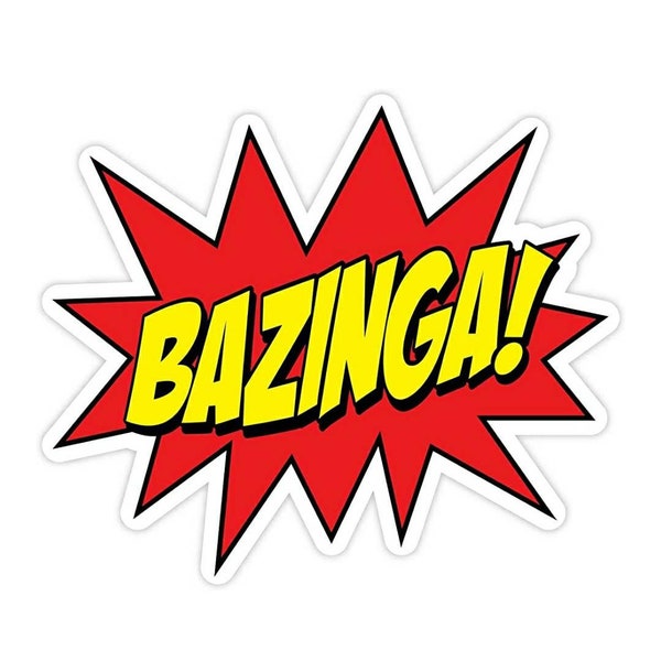 Bazinga! Big Bang car laptop sticker decal