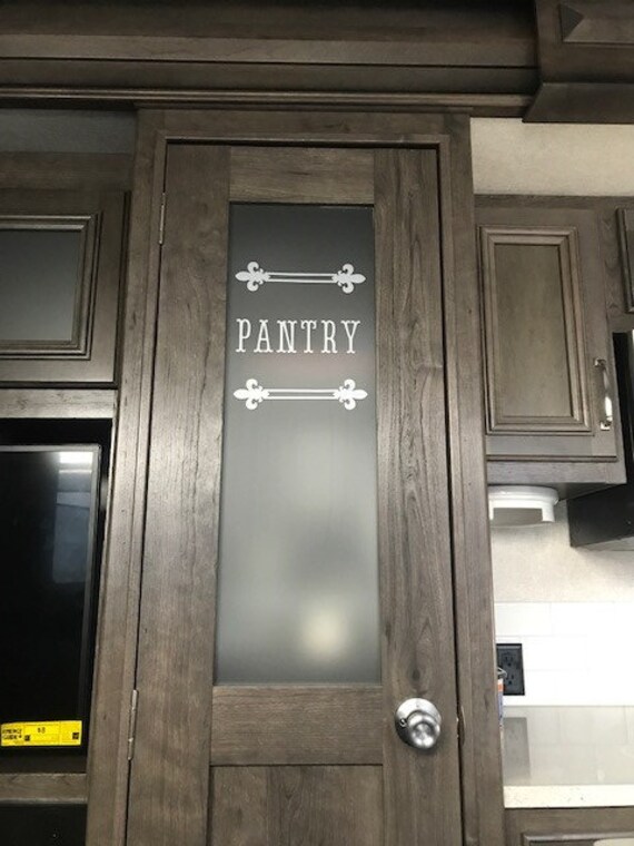 Pantry Decal For Decorating Your Rv Or Travel Trailer Camper Etsy