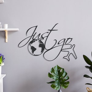 Decoración de pared para viajeros, mapa del mundo de metal, decoración de pared para oficina, arte de pared con mapa del mundo, regalo para viajeros