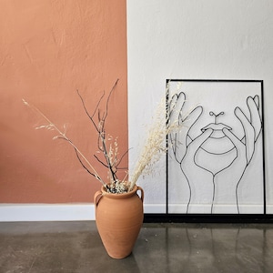 Minimalist Metal Wall Art, Large Wall Decor, Outdoor Metal Wall Art, Line Metal Decor, Woman Modern Art, Modern Living Room Art