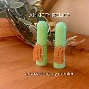 Aromatherapy Inhaler for Anxiety | Natural Anxiety Relief | Essential Oil Stress Support