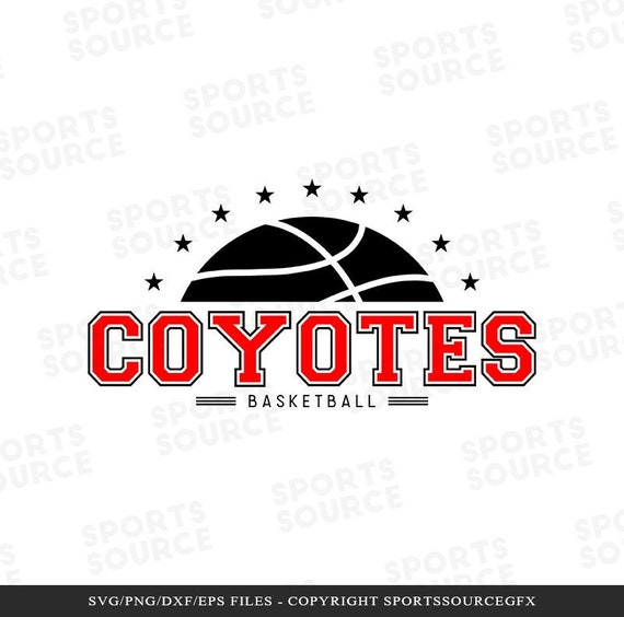 Coyotes Svg Basketball Svg Coyotes Basketball Graphic Etsy