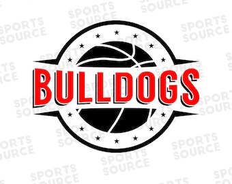 Bulldogs SVG, Koszykówka SVG, Grafika Koszykówki Bulldogs, Sport, Logo, Clipart, Pliki SVG, Pliki Silhouette, Pliki Cricut, Pliki do cięcia