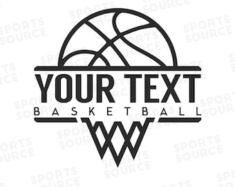 Basketball SVG, Team Logo, Cricut Files, Silhouette Files, SVG Cut Files, Printable, PNG
