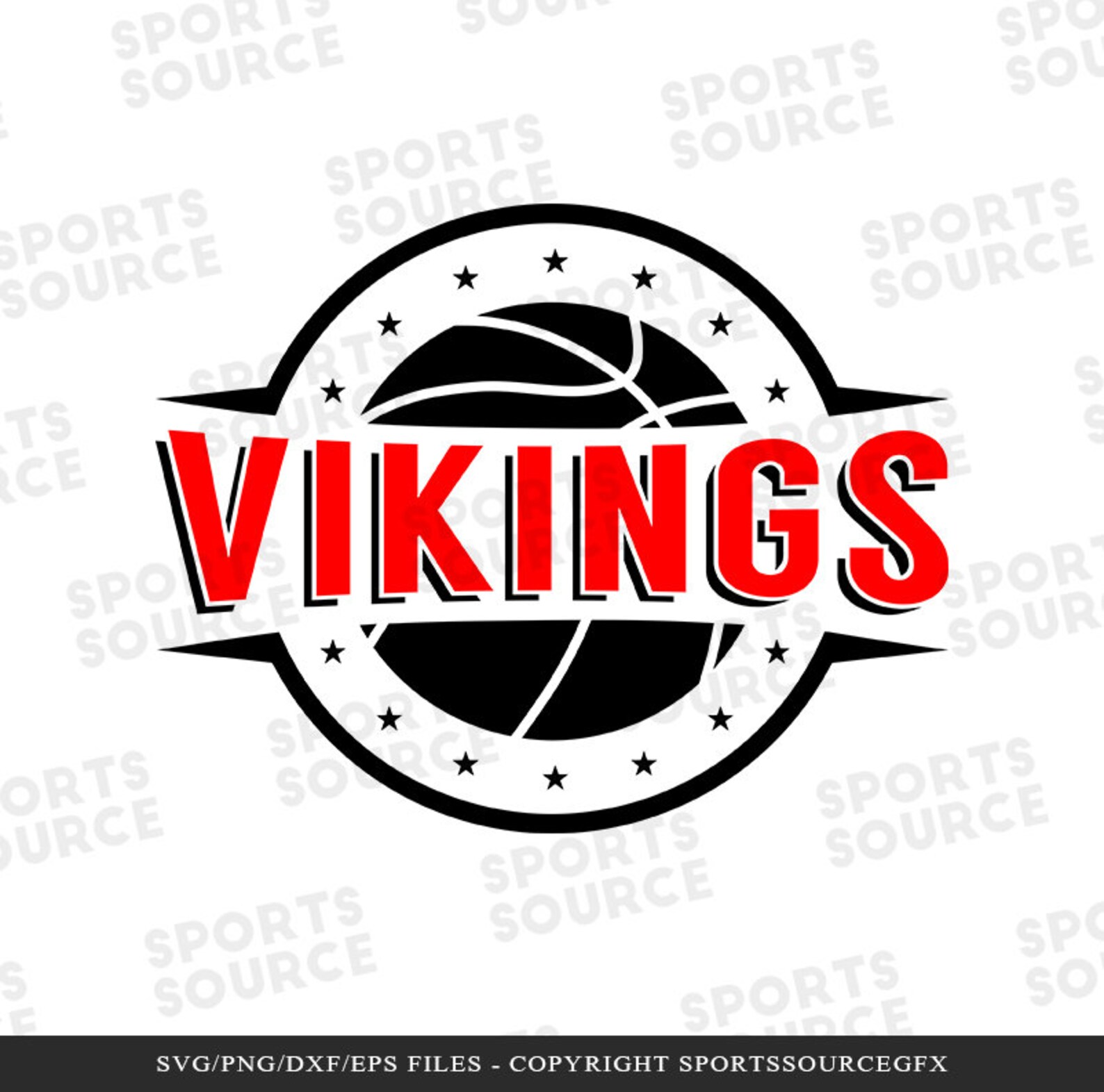 Vikings SVG Basketball SVG Vikings Basketball Graphic Etsy