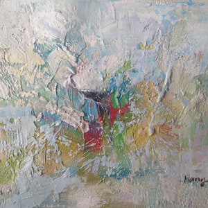 Original abstract oil painting, decorative painting, on canvas, wall art, 8 &quot;/10&quot;