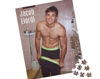 Jacob Elordi Jigsaw Puzzle Saltburn The Kissing Booth Priscilla Euphoria Gift for Her