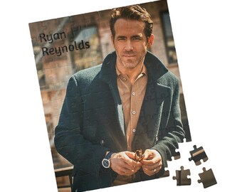 Ryan Reynolds Quebra-cabeça Rolling Stone Deadpool Free Guy Spirited Red Notice The Adam Project Mr Lively Presente para ela