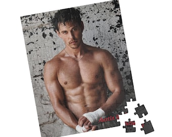 Austin Butler Fan Puzzle Elvis Caught Stealing Girls Guys Game Night In Party Gift for Her Him