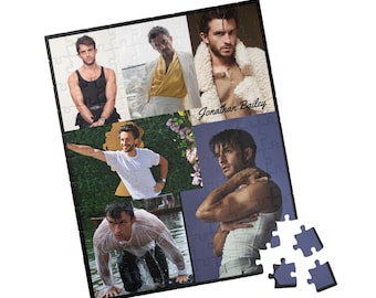 Jonathan Bailey Fan Puzzle Wicked Bridgerton Girls Guys Game Night In Wine Party Gift for Her Him