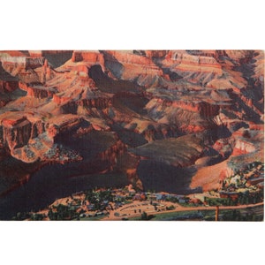 Vintage Postcard, Grand Canyon from the Air, Grand Canyon National Park, Arizona