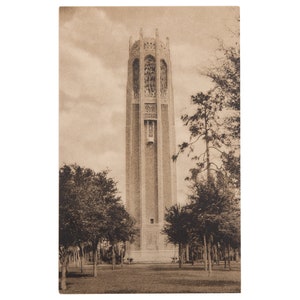 Vintage Florida Photograph Postcard, The Singing Tower