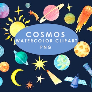 Cosmos clipart. galaxy clipart. space clip art. Planet clipart