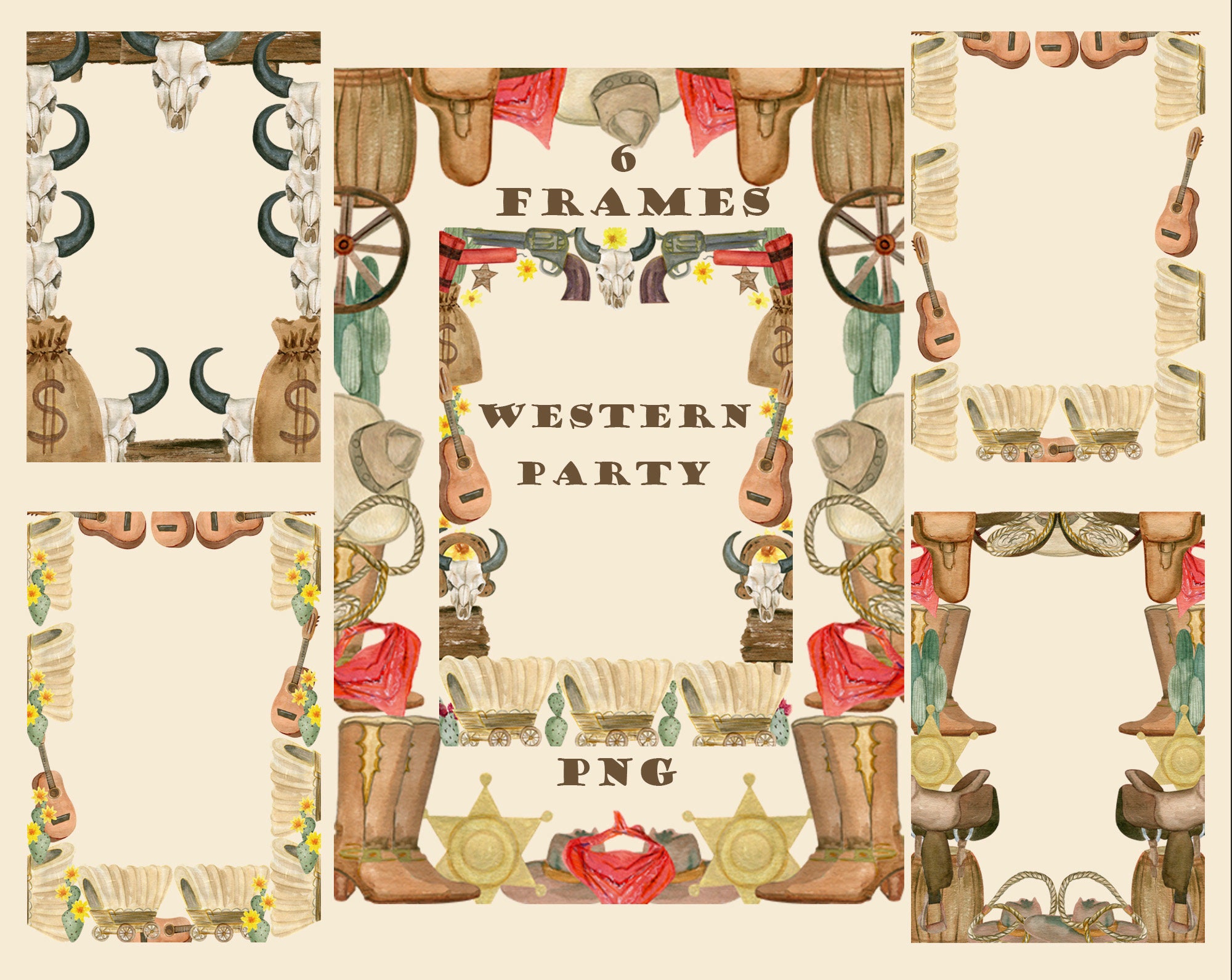 Western Clip Art Borders Frames