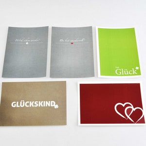 Postkartenset "Glückskind", ca. A6 - Artikelnummer PK03