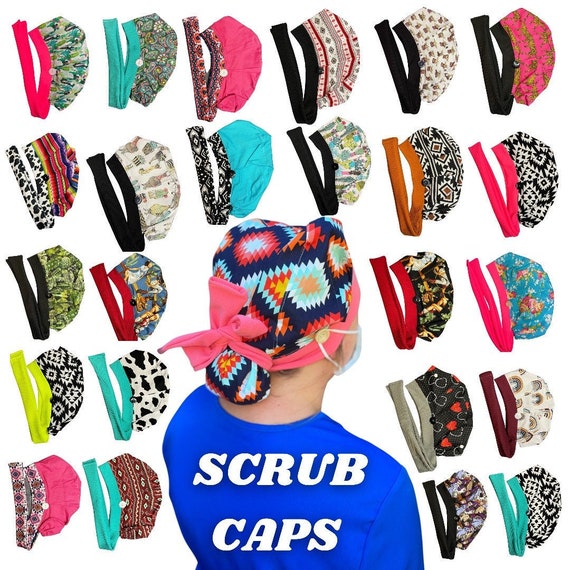 Bouffant Scrub Cap Surgical Cap With 
