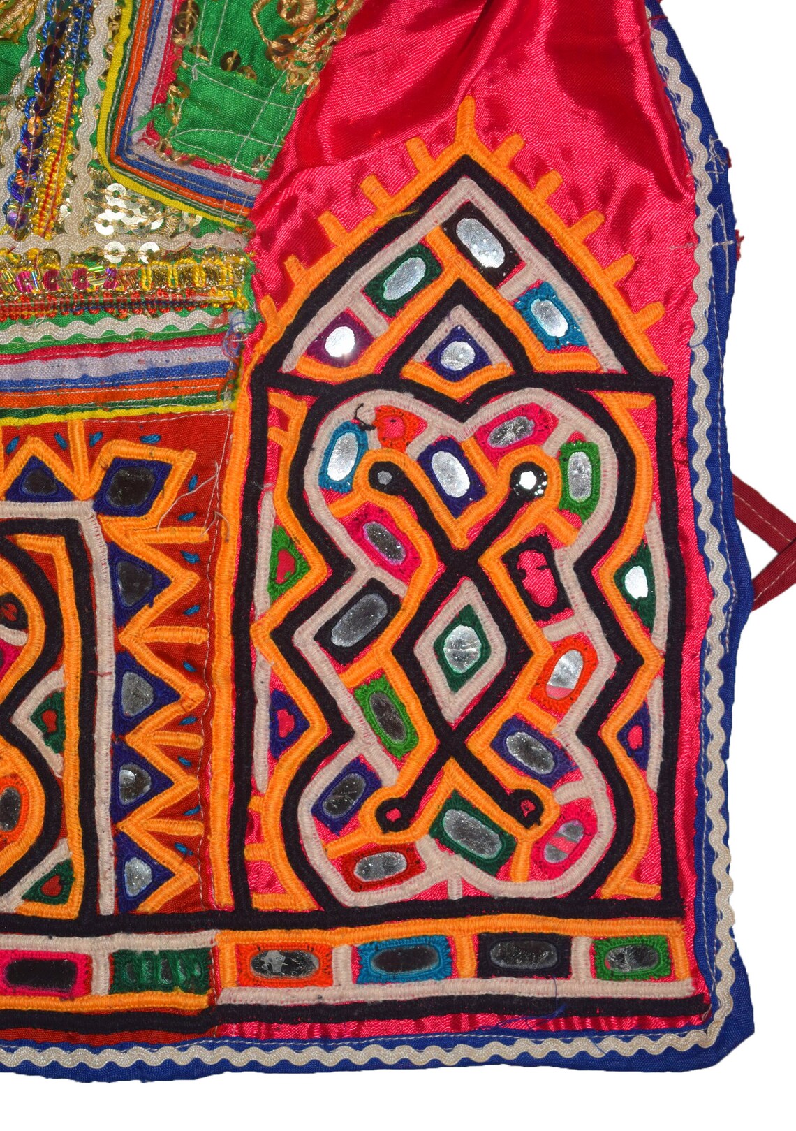 Antique Gujarati Rabari Tribal Banjara Kuchi Hand Embroidery Etsy