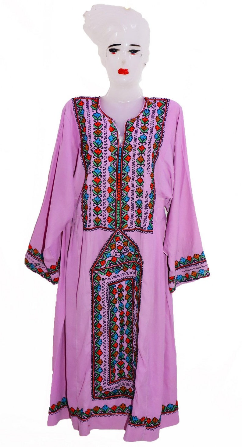 Ethnic Banjara Frock Afghani Antique Genuine Traditional Old Hand Embroidery Balochi Gypsy Tribal Hippie Bohemian Nomad Kurta Vintage Dress