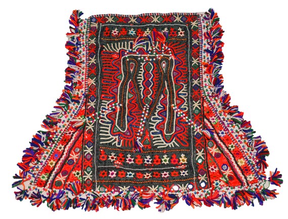 Ethnic Vintage Gujarat Rabari dowry bag, Rabari b… - image 10