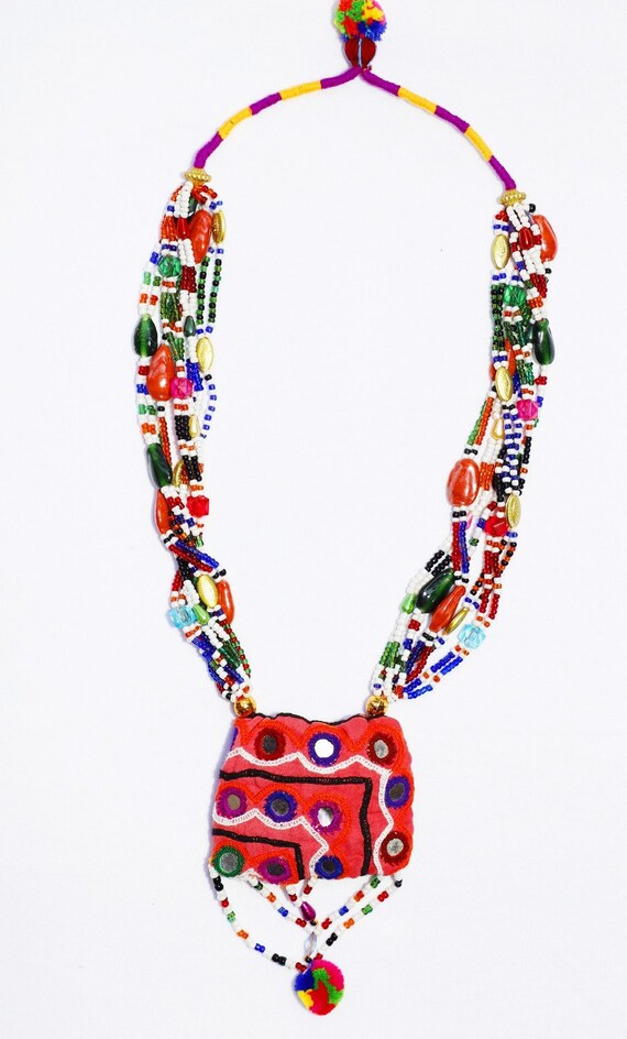 Vintage Gujarat Rabari Banjara Handmade Necklace … - image 8