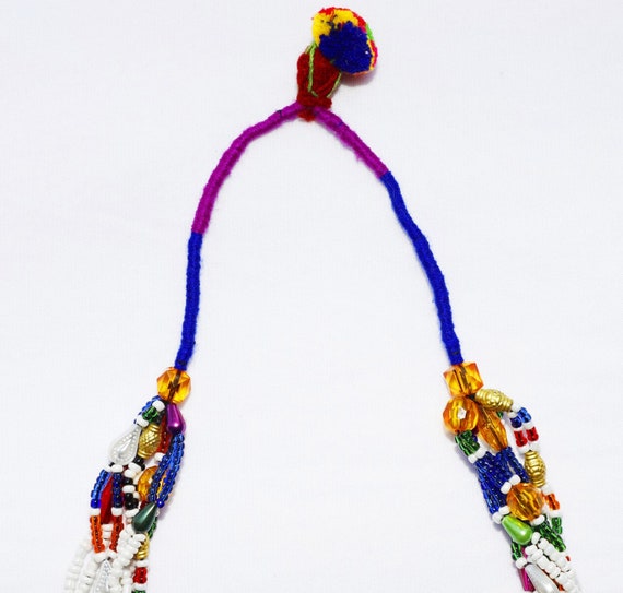 Ethnic Gujarat Rabari Banjara Handmade Necklace B… - image 3