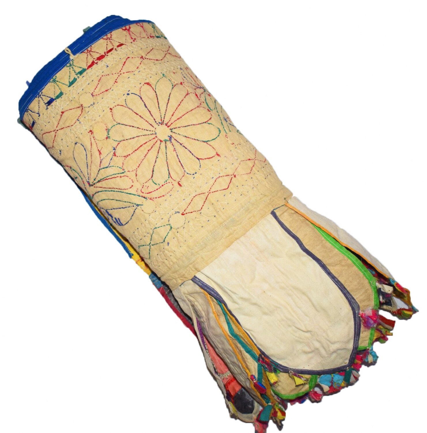 ANTIQUE Indian Gujarati Kutch Rabari Hand Embroidery Wall Decor Very