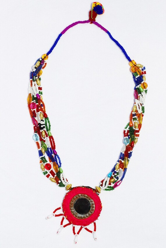 Ethnic Gujarat Rabari Banjara Handmade Necklace B… - image 10