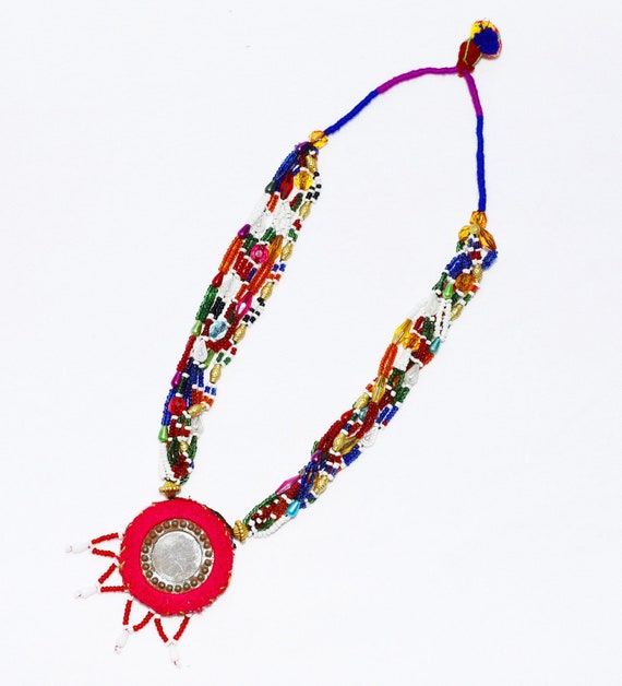 Ethnic Gujarat Rabari Banjara Handmade Necklace B… - image 1