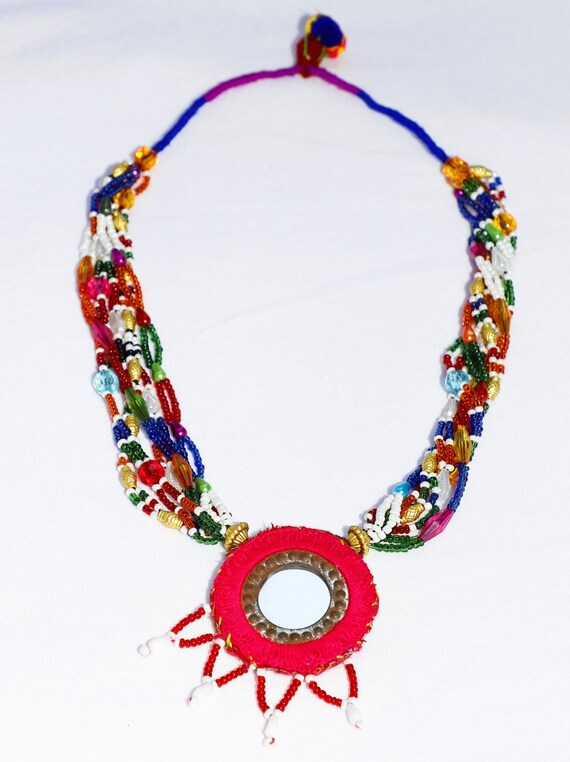 Ethnic Gujarat Rabari Banjara Handmade Necklace B… - image 8