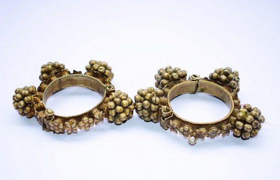 Vintage Indian Old Rajasthani Tribal Pair Handmad… - image 9