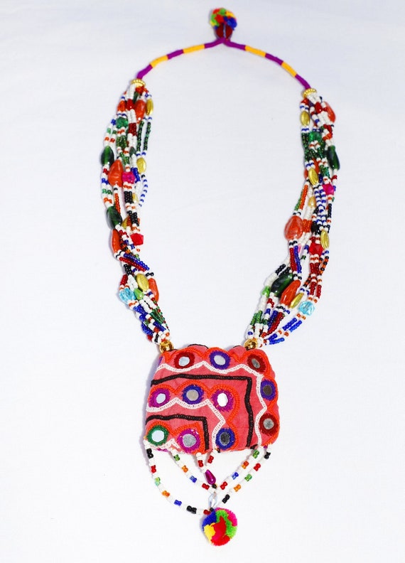 Vintage Gujarat Rabari Banjara Handmade Necklace … - image 10