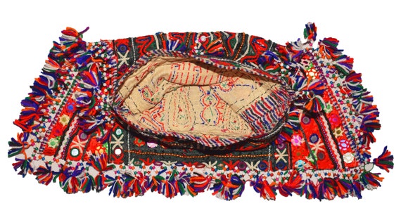 Ethnic Vintage Gujarat Rabari dowry bag, Rabari b… - image 3