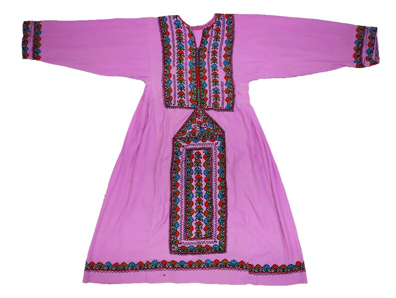 Ethnic Banjara Frock Afghani Antique Genuine Traditional Old Hand Embroidery Balochi Gypsy Tribal Hippie Bohemian Nomad Kurta Vintage Dress