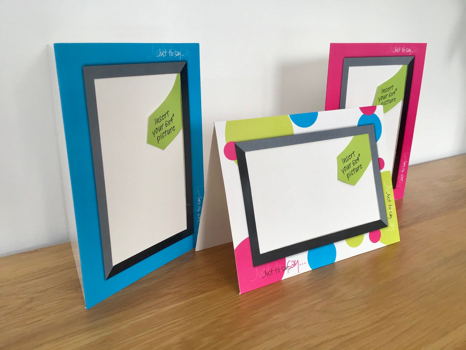 Photo Frame Cards. Photo & message Card. Any Occasion Cards Etsy