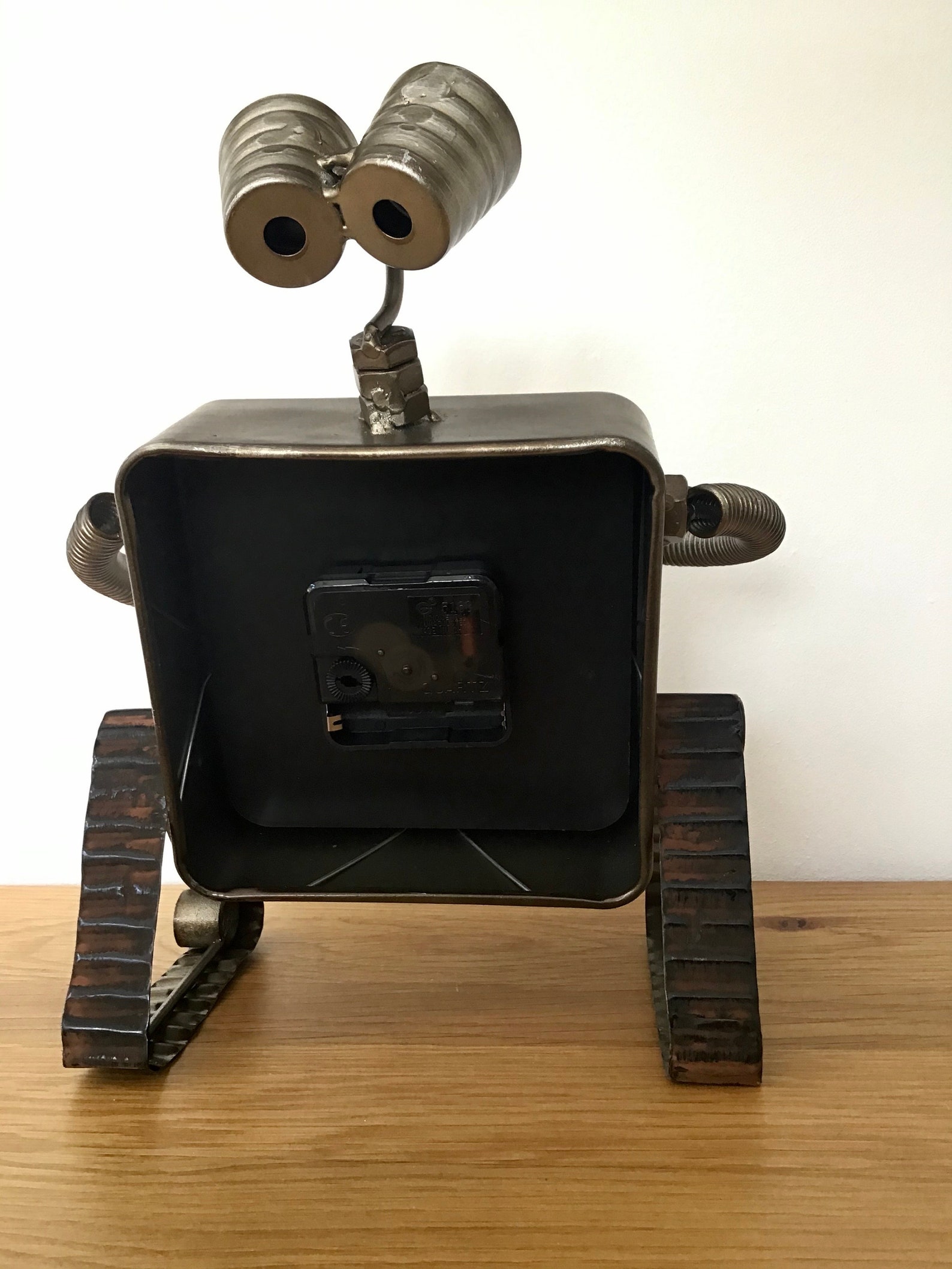 Robot Clock. Big Robot Clock. Steampunk Industrial Style Etsy