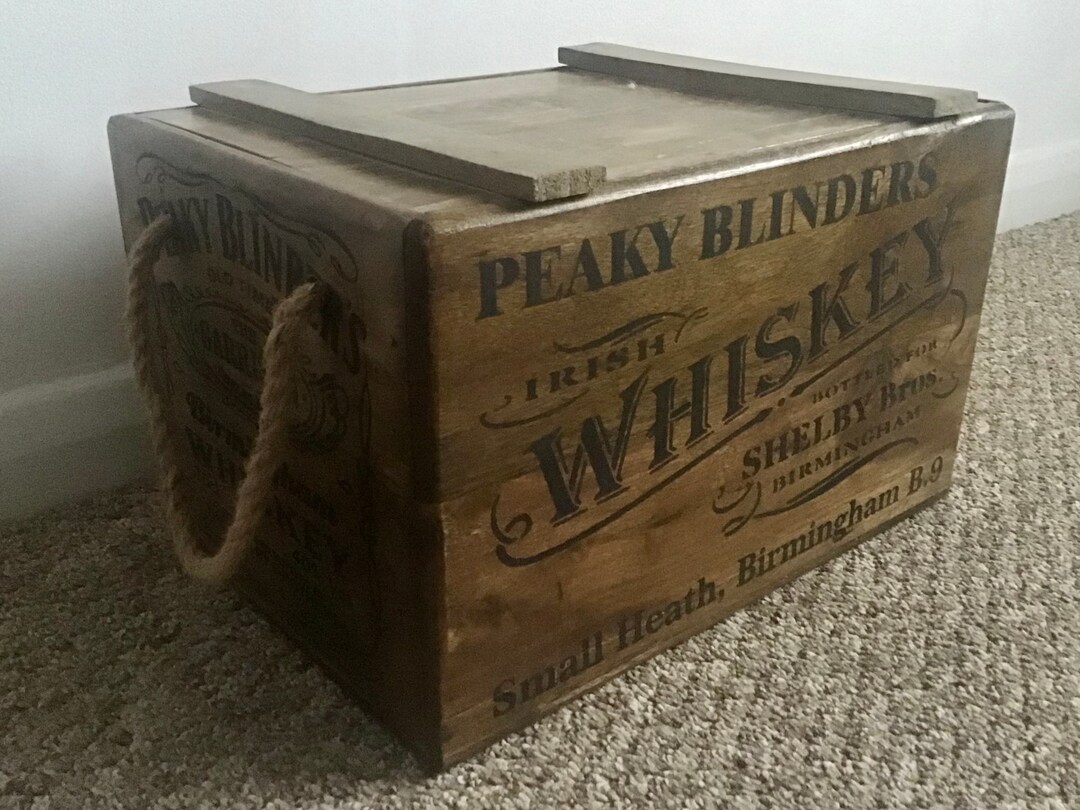 Peaky Blinders Wooden Trunk Storage Crate. Vintage Style Etsy UK