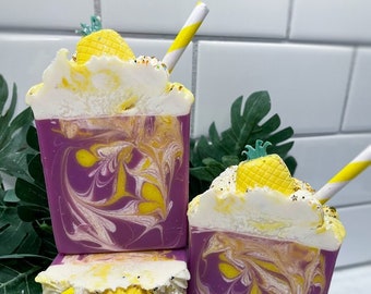 Pineapple Wine | Artisan Soap Bar | Luxury Butters and Oils | Gift for Her | Gift