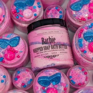 Barbie Girl | Whipped Soap Bath Butter | Moisturizing | Fruity Tropical Scent | Gift