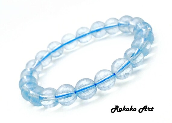 thumbnail interactive-video image 1 of Natural AAA Blue Aquamarine Gemstone Beads – 20 1 of 6